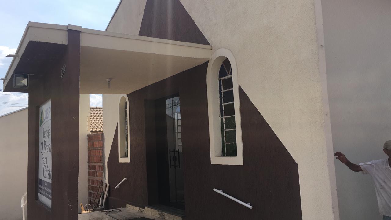 execução da marquise da fachada nova